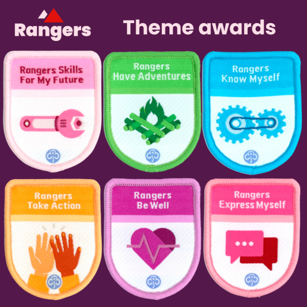 Ranger theme award badges