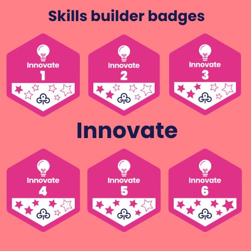 Skills builder woven badges - innovate