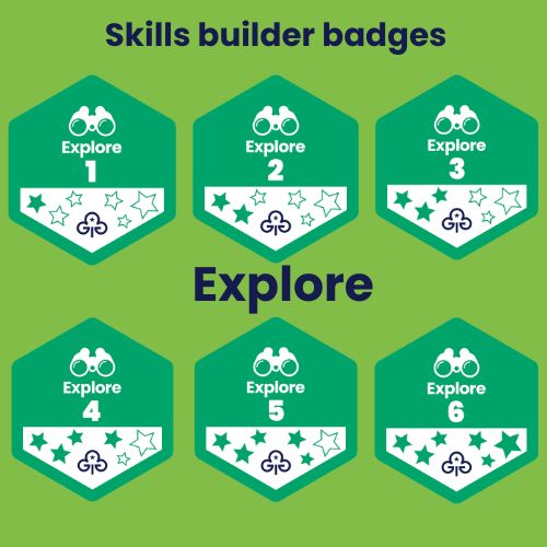Skills builder woven badges - explore