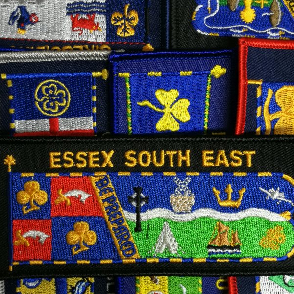 Essex South East county woven standard badge
