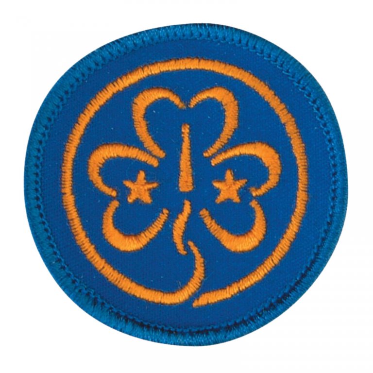 TREFOIL WOVEN BADGES Girlguiding Anglia