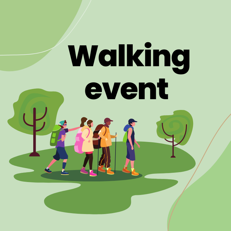 Girlguiding Anglia walking event graphic