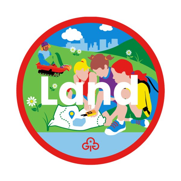 Rainbows land adventure badge
