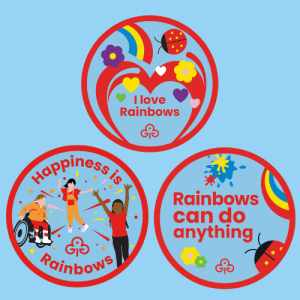 Rainbow Fun Badges