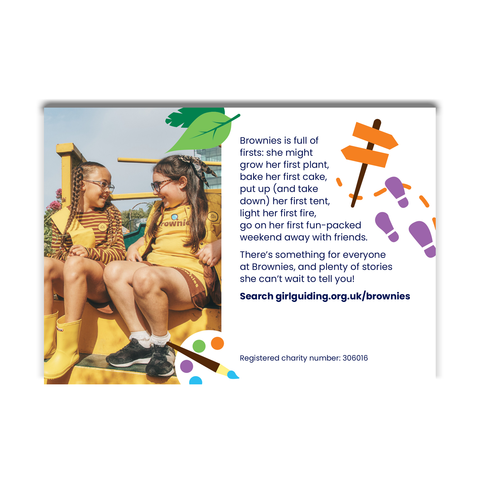 Brownie postcards - 50 pack - Image 2