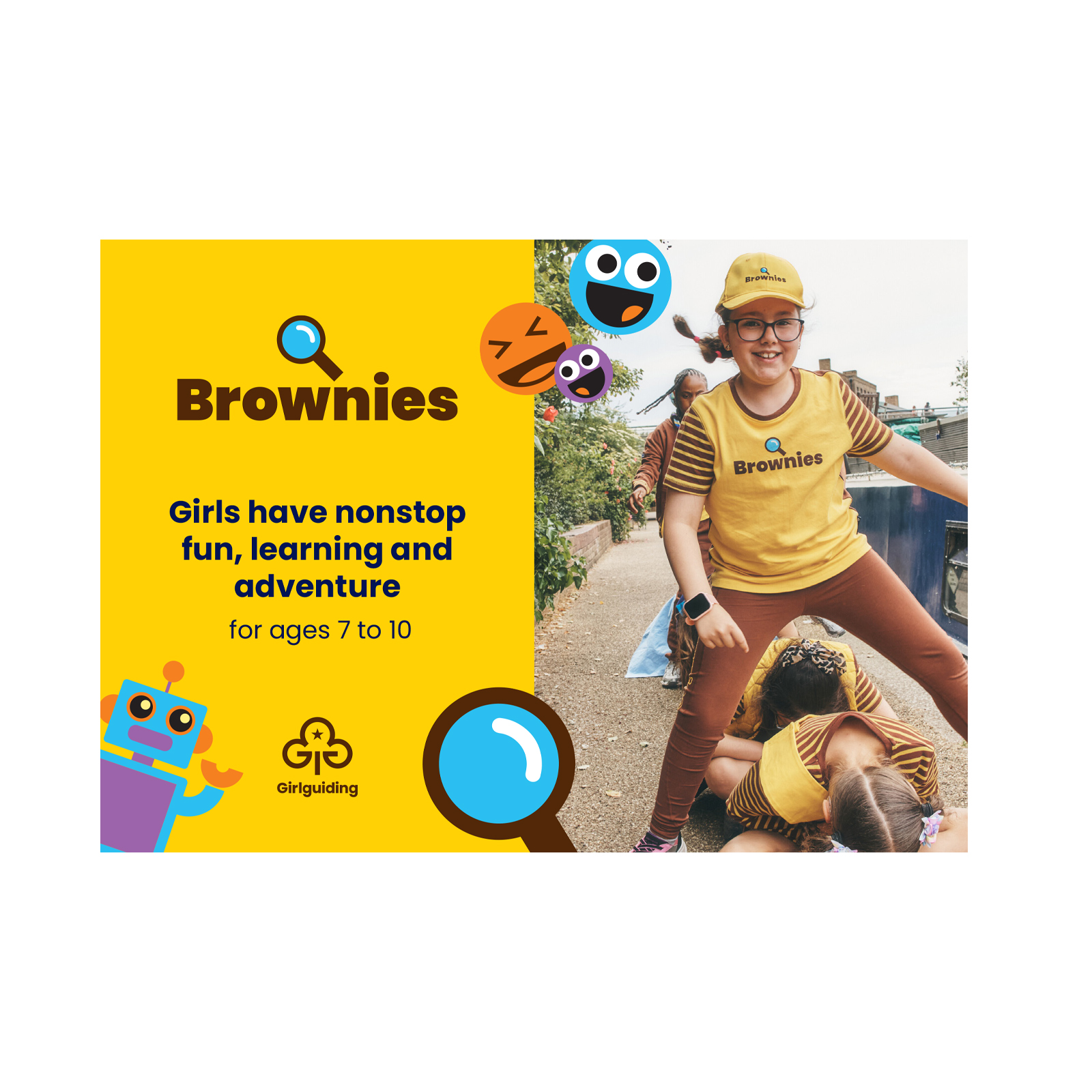Brownie postcards - 50 pack
