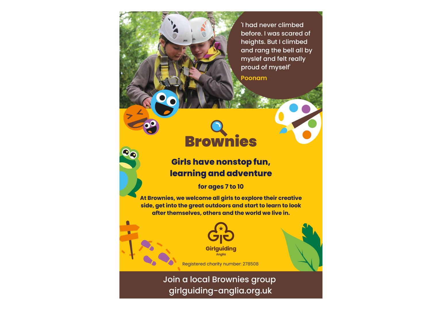 image relating to Editable Brownies poster