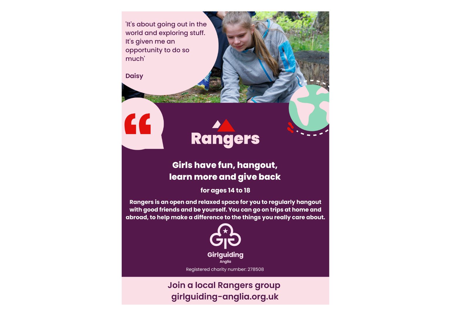 image relating to Editable Rangers poster