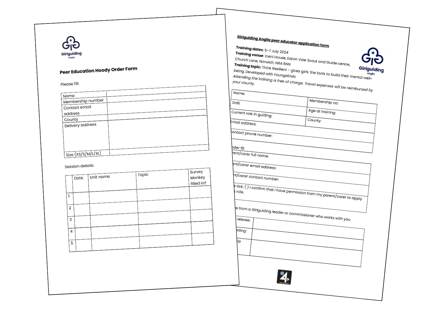 image relating to Peer education forms