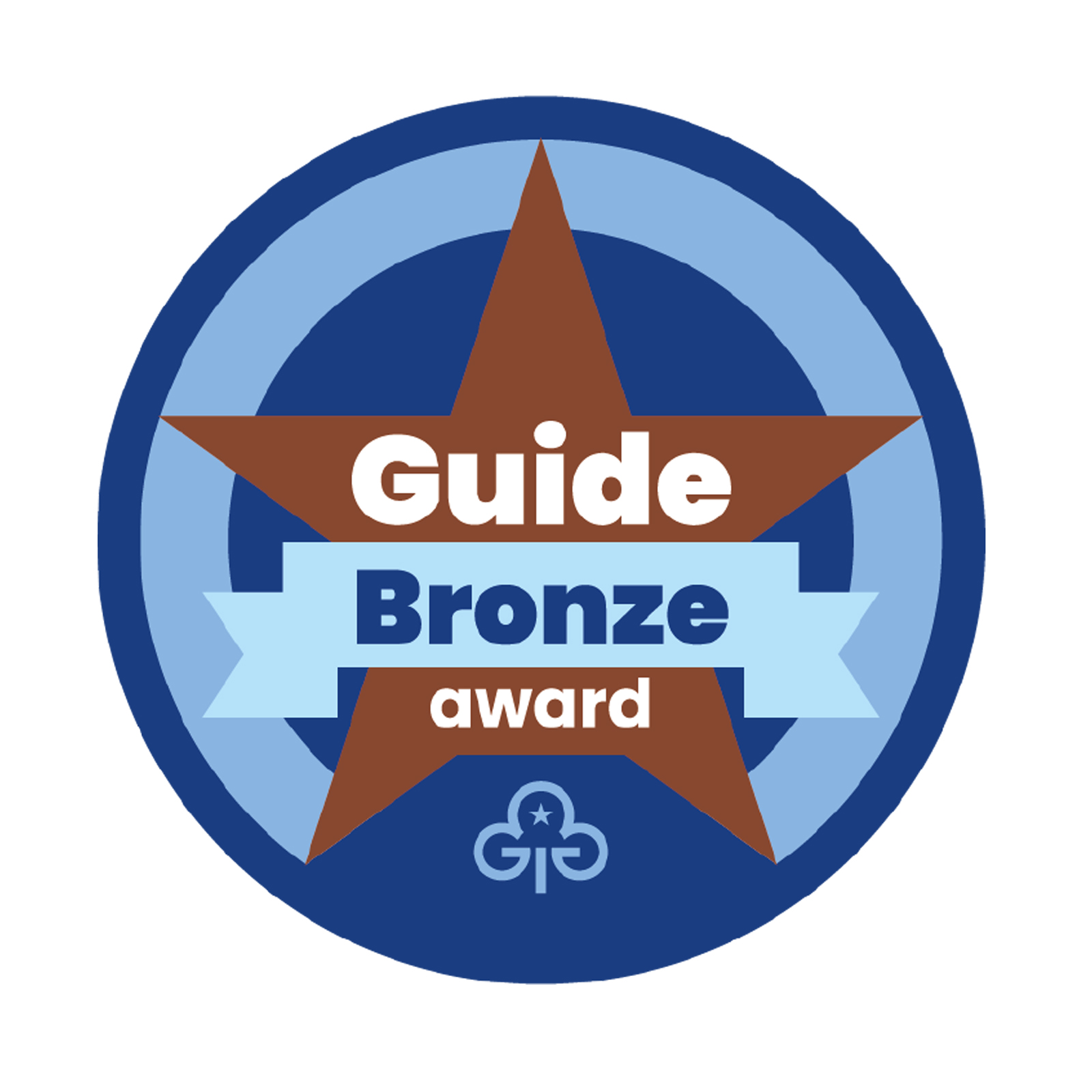 Guides bronze award woven badge