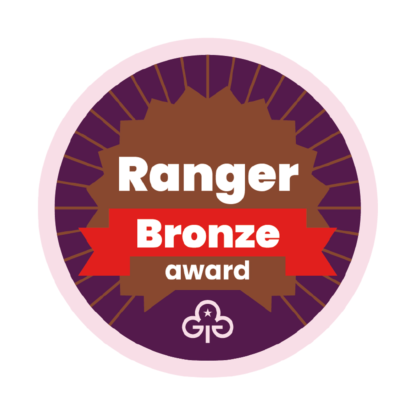 Rangers bronze award woven badge