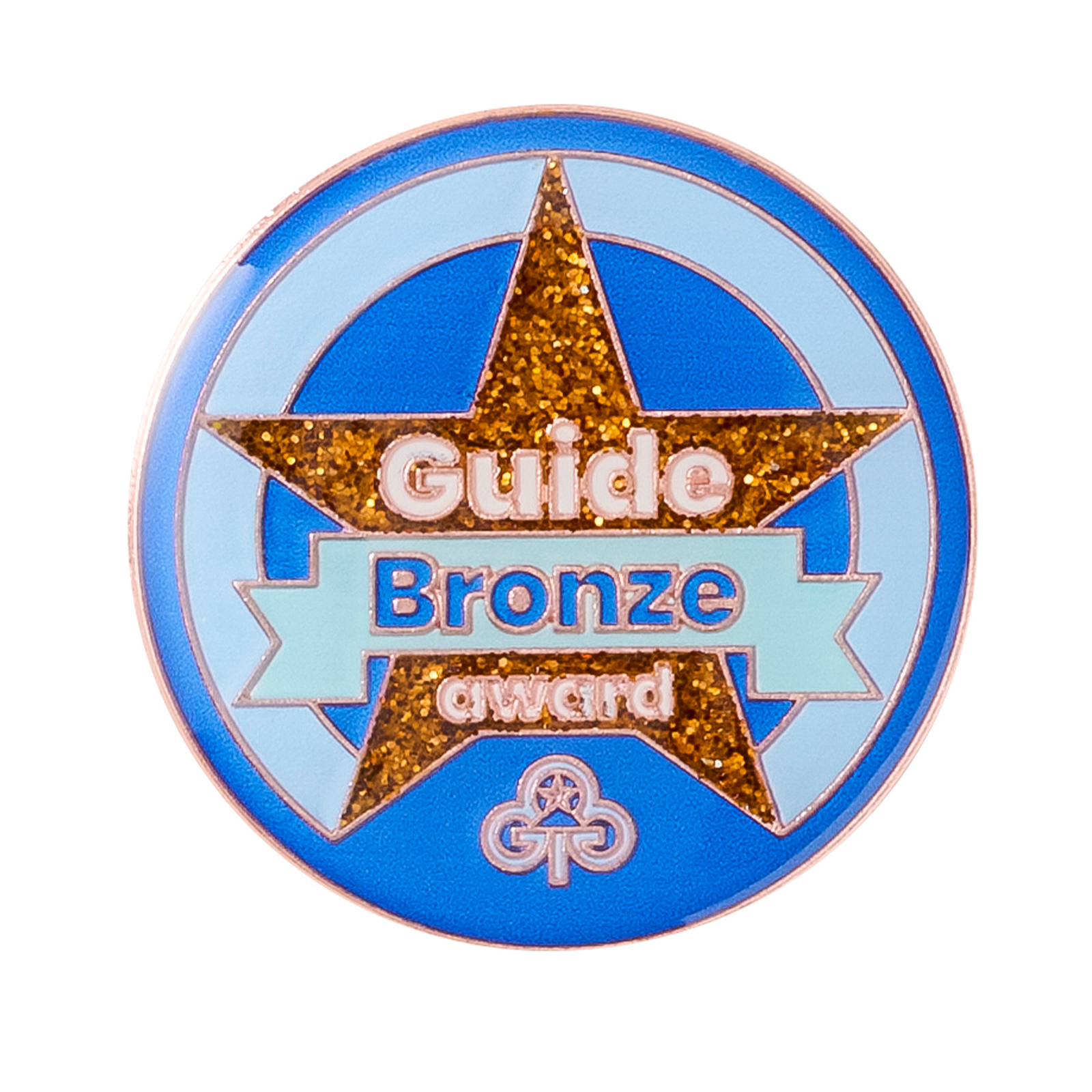 Guides bronze award metal badge