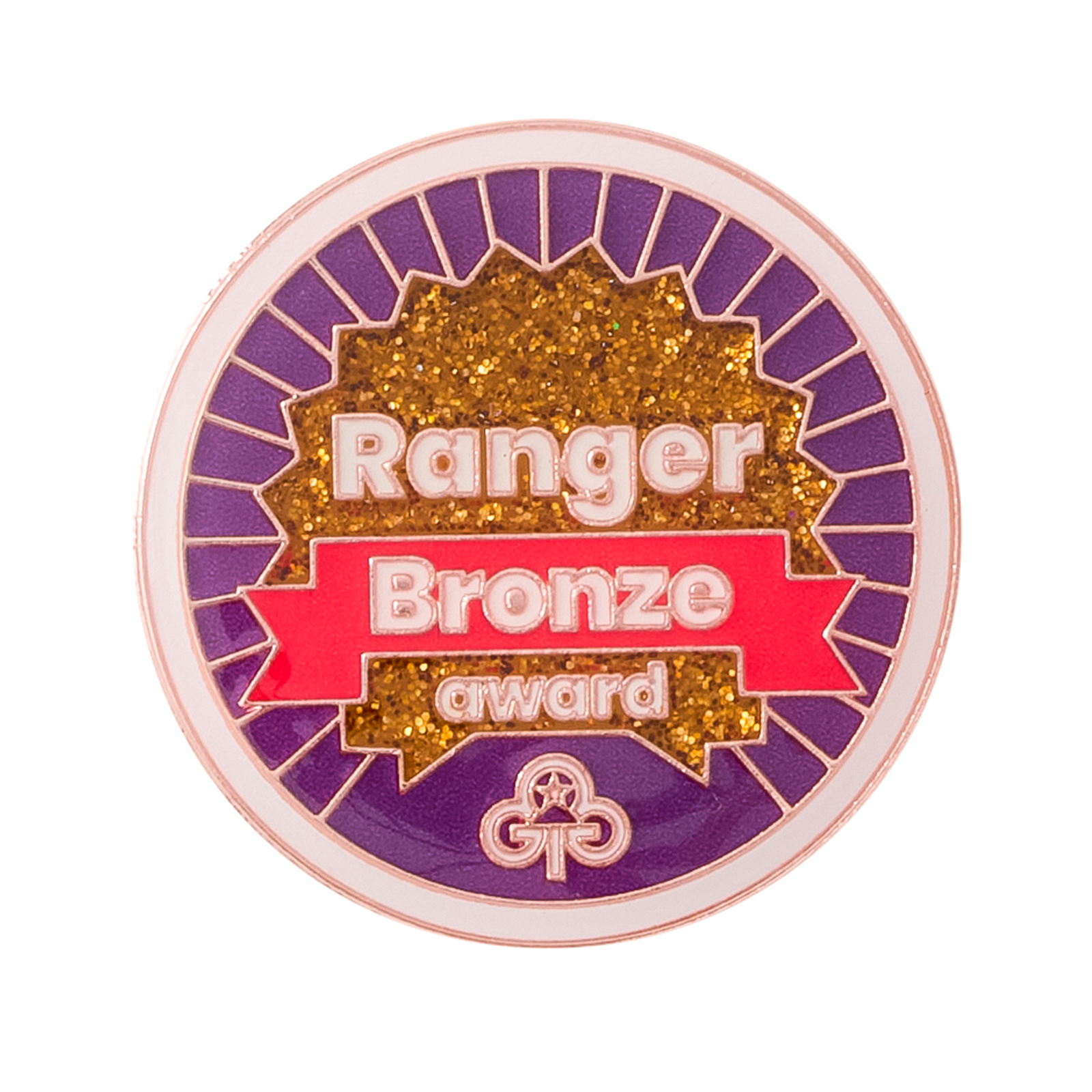 Rangers bronze award metal badge