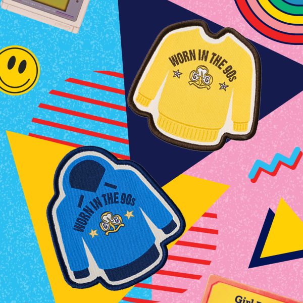 Worn in the 90s Guides badge - Image 2