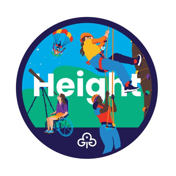 Volunteer height badge