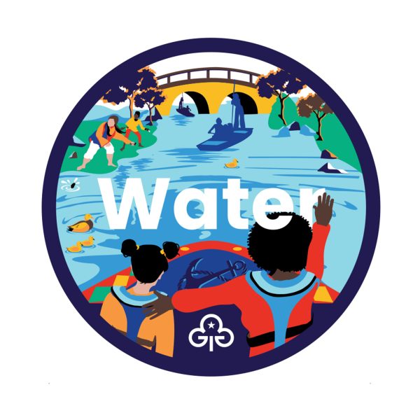 Volunteer water badge