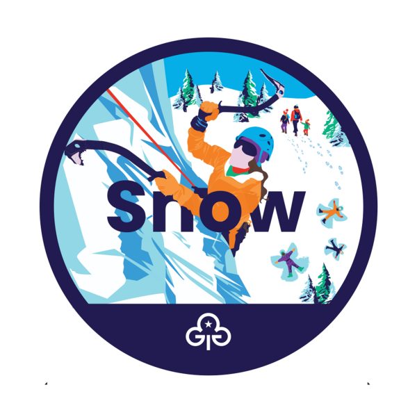 Volunteer snow badge