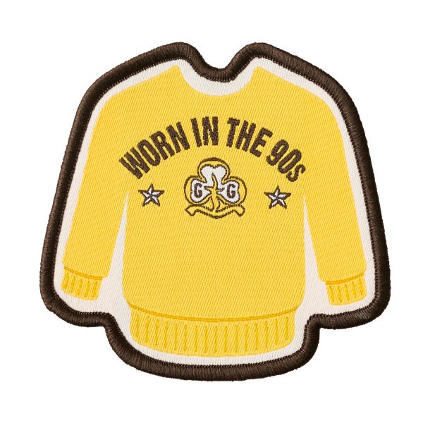 Worn in the 90s Brownies badge