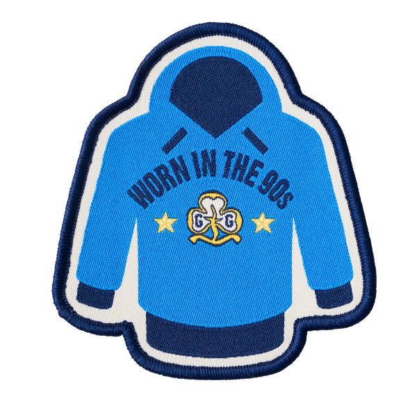 Worn in the 90s Guides badge