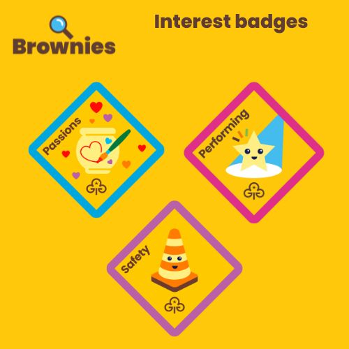 Brownies interest badges