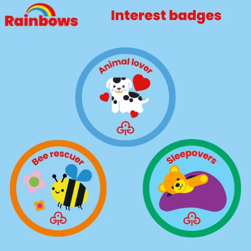 Rainbows interest badges
