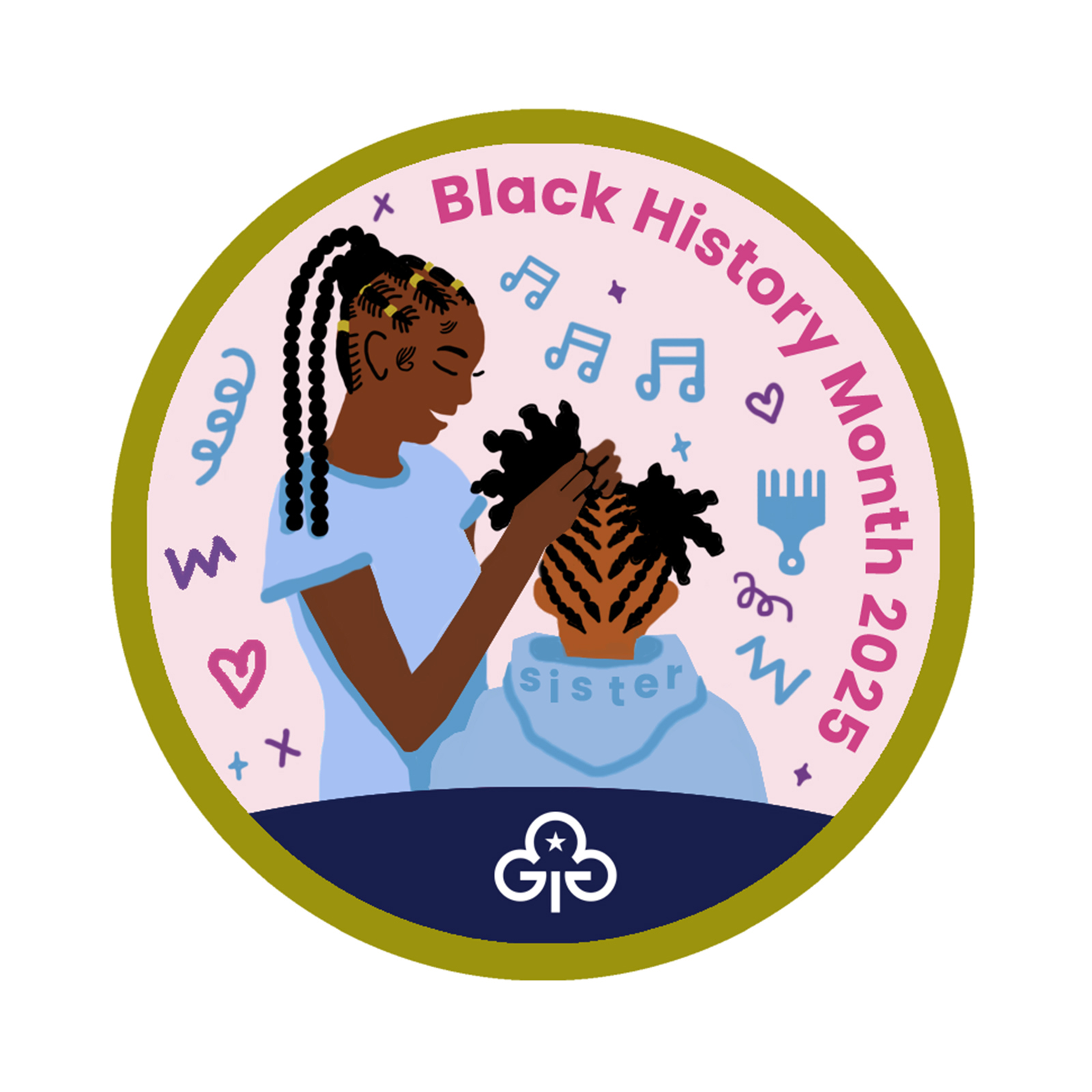 Black History Month badge 2025