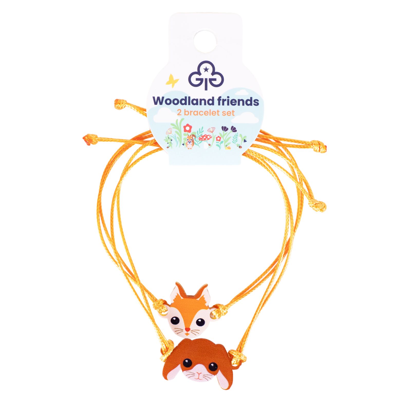 Woodland friends bracelets (2pack)