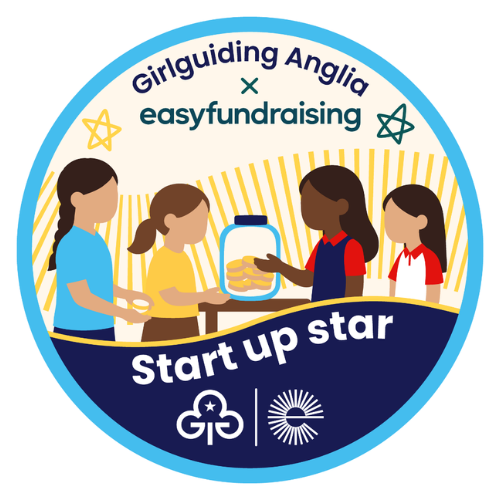 Girlguiding Anglia start up star badge