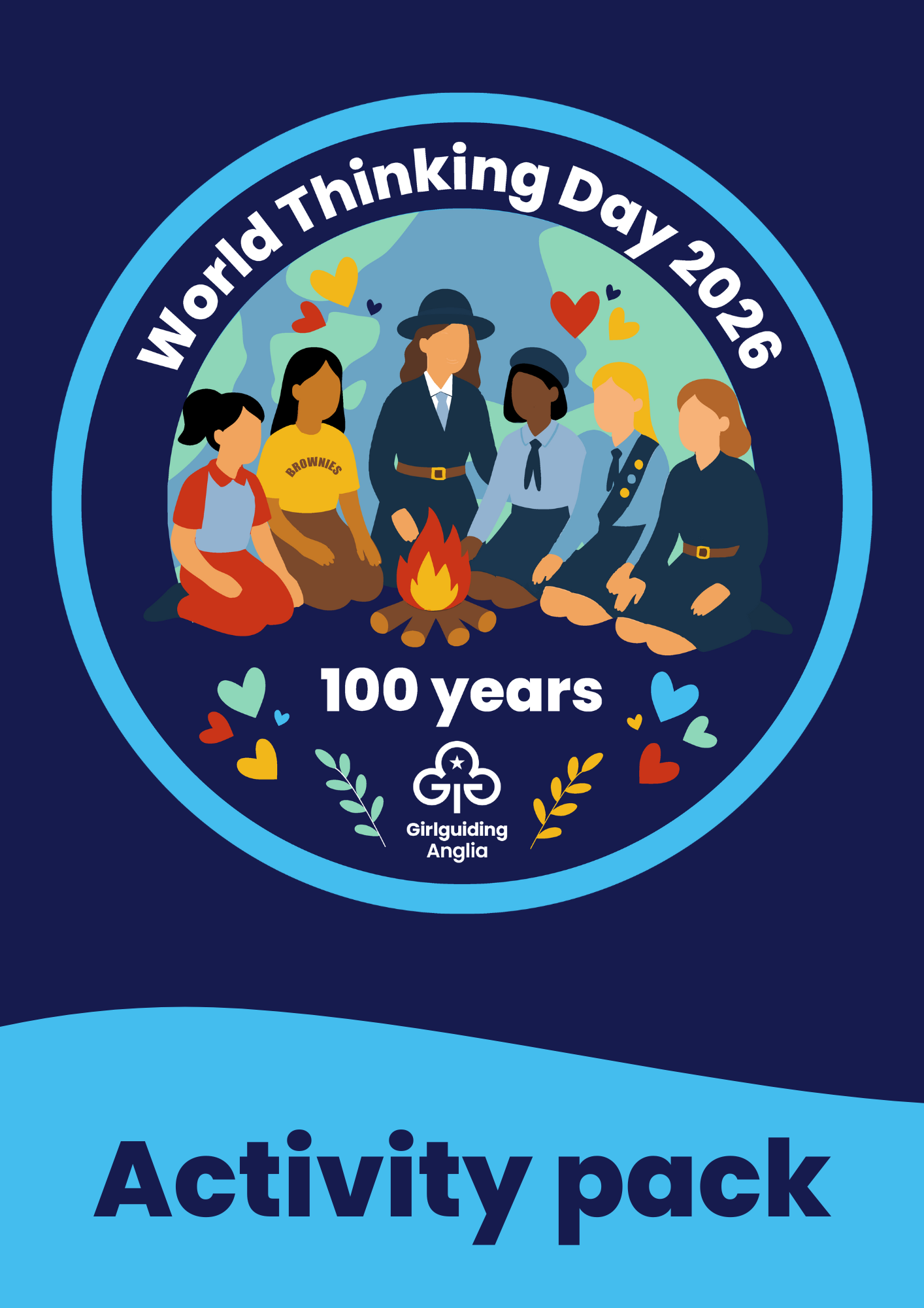 Girlguiding Anglia World Thinking Day 2026 booklet