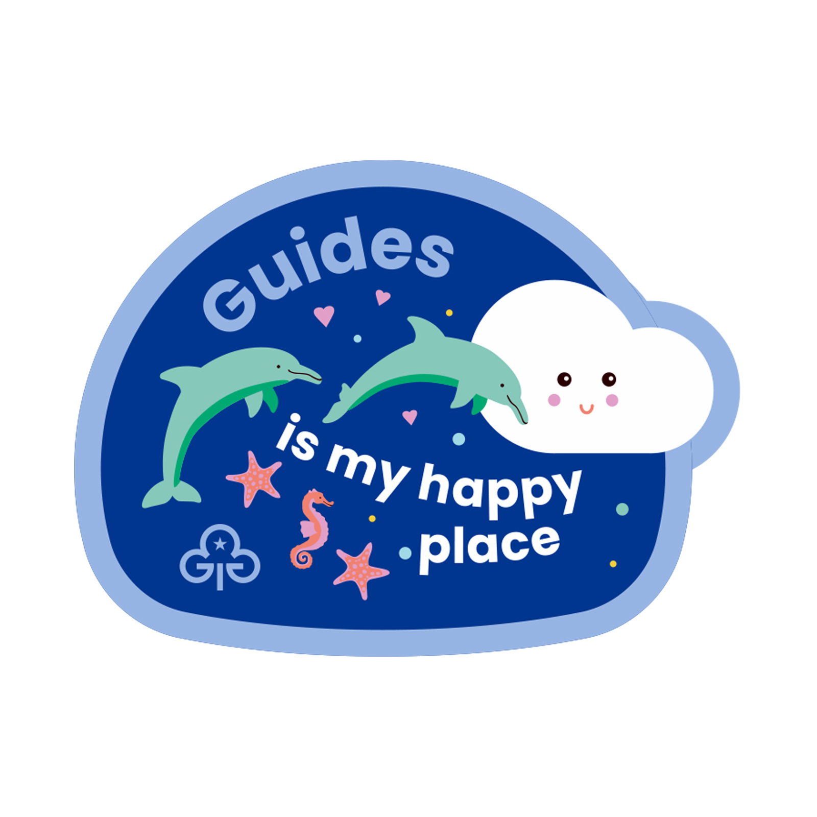 Guides is my happy place badge