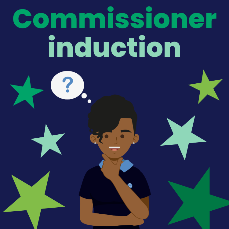 image relating to Commissioner induction training