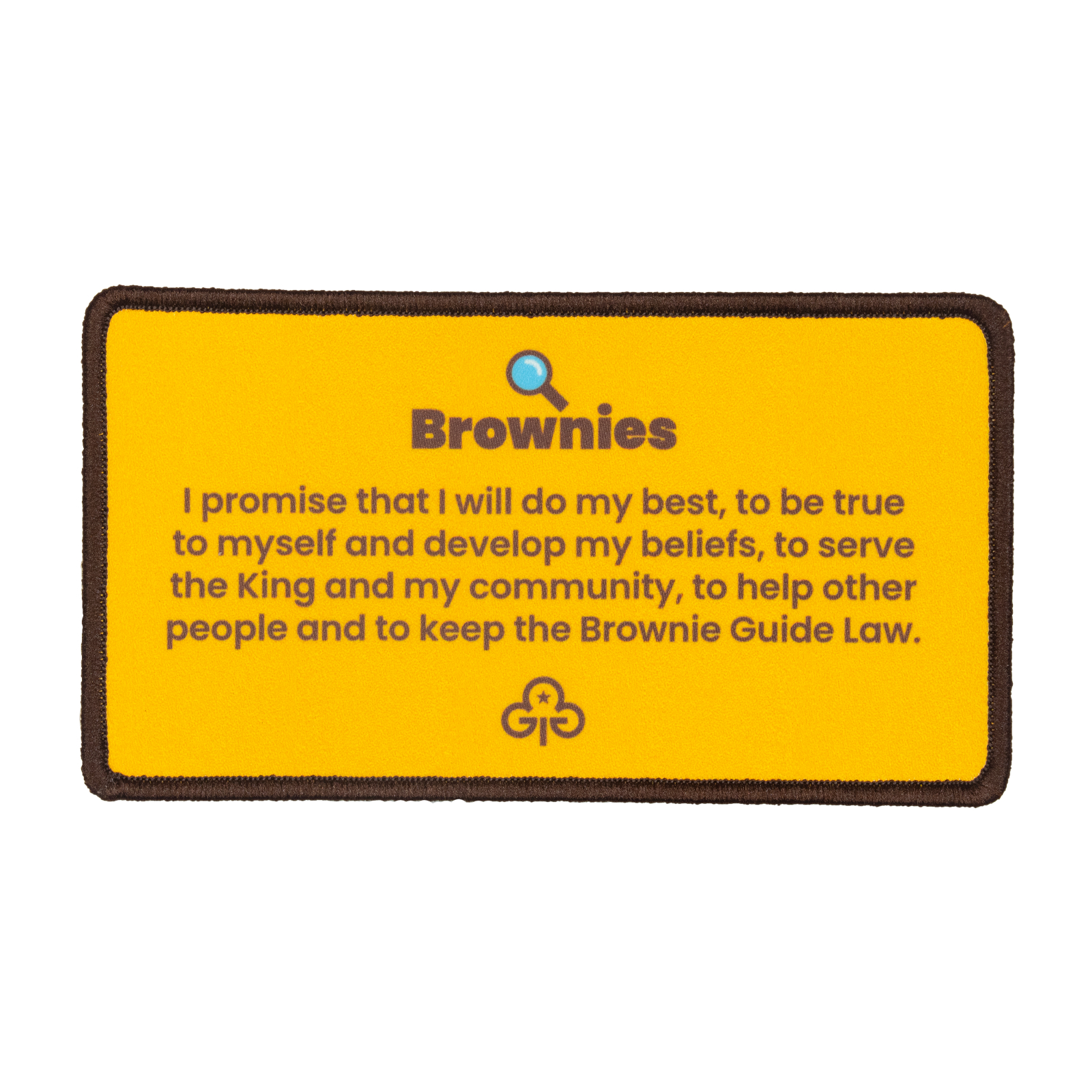 Remember your promise Brownies woven badge