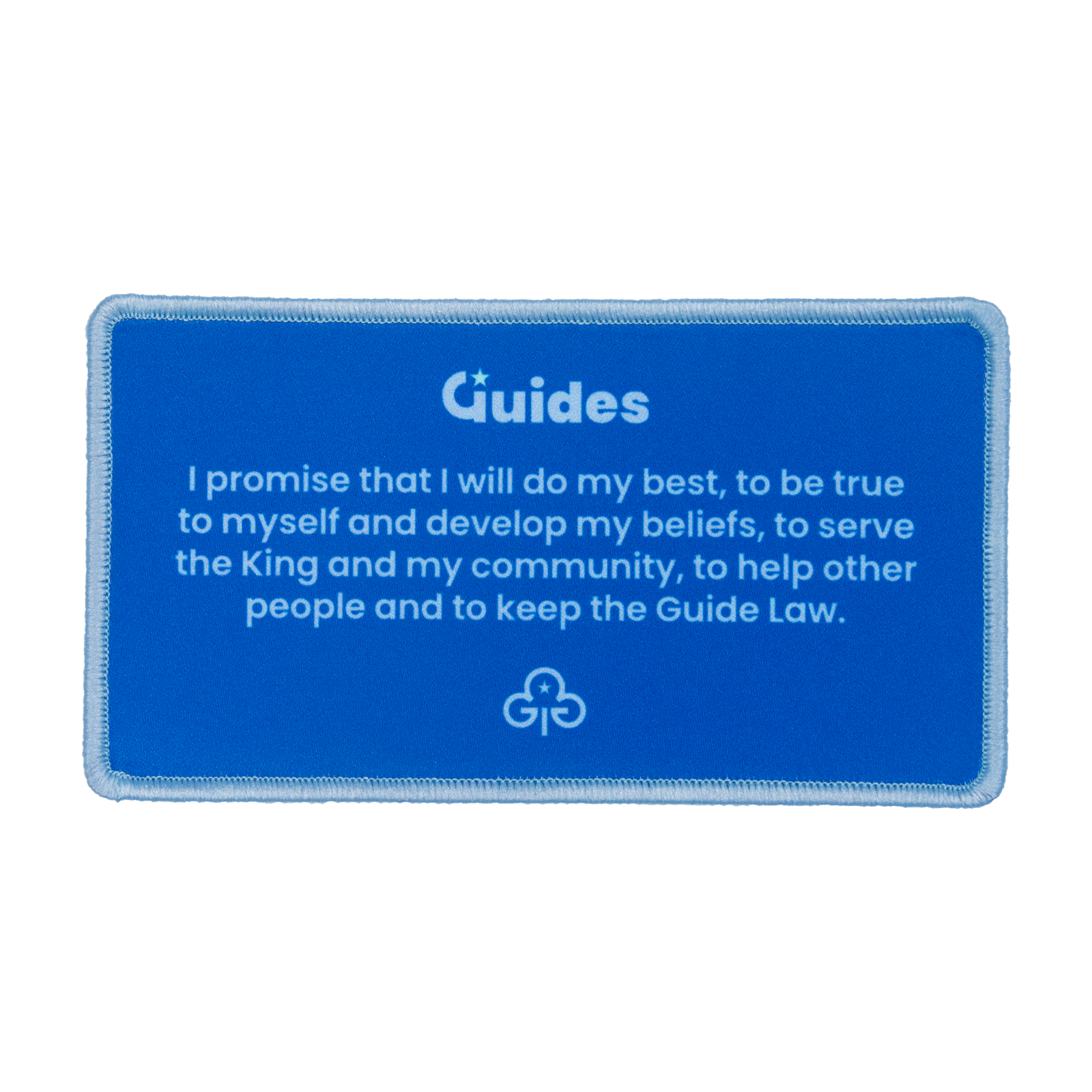 Remember your promise Guides woven badge
