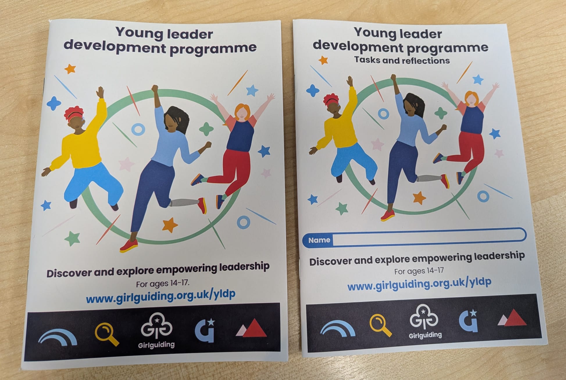 Young leadership scheme booklets