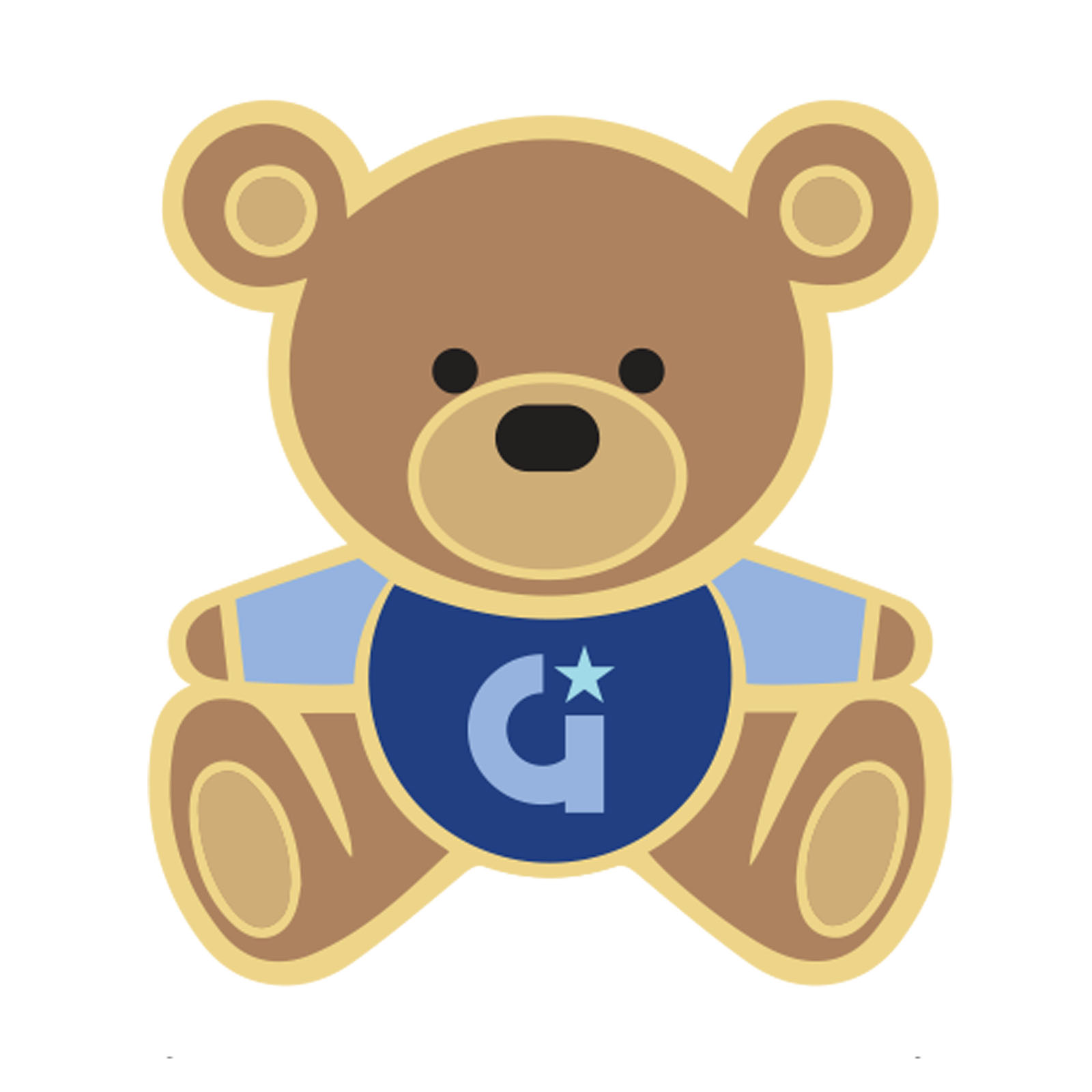 Guides teddy pin badge