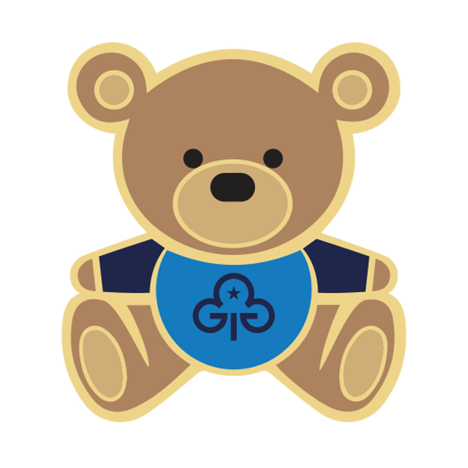 Young Leader teddy pin badge