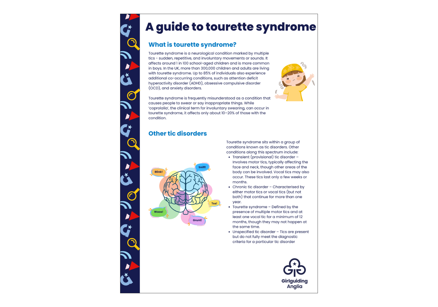 image relating to Tourettes fact sheet