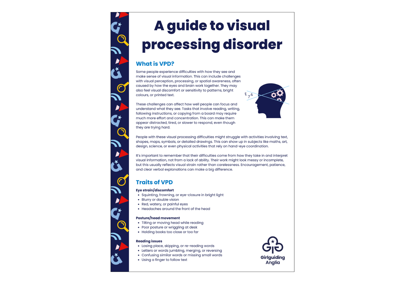 image relating to Visual processing disorder fact sheet